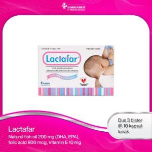 Lactafar Suplemen untuk ibu & janin | Fahrenheit Synthon